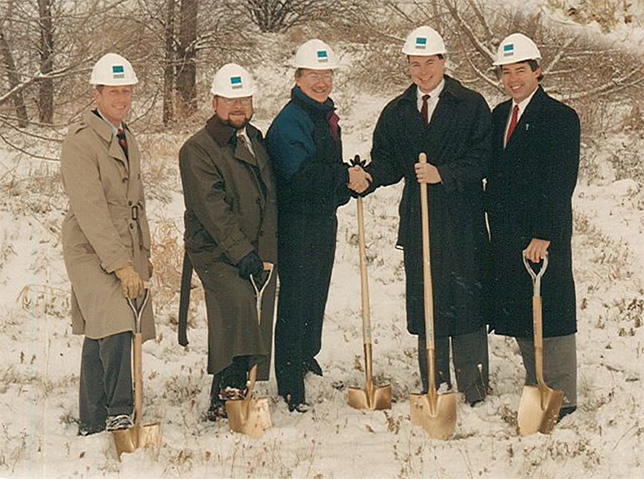 Madison headquarters groundbreaking in 1996