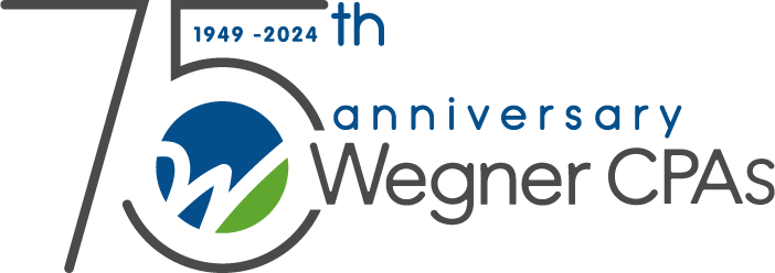 wegner 75 years logo