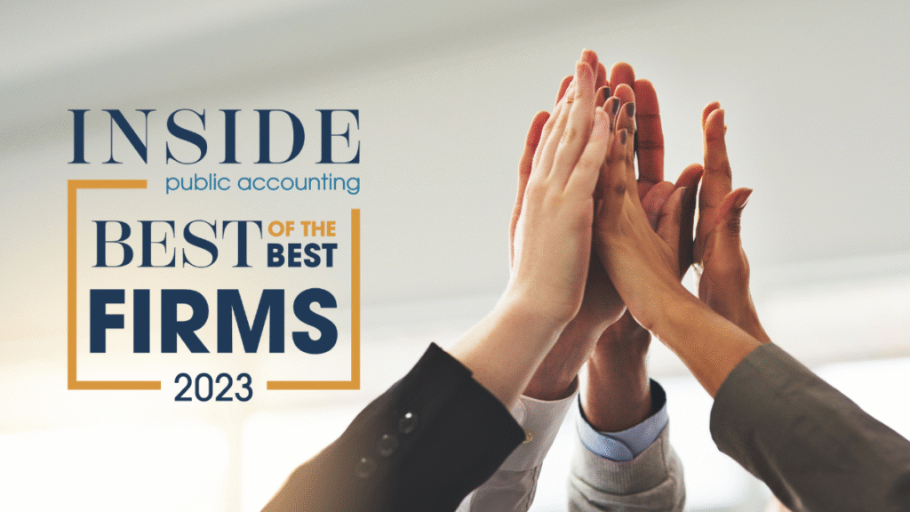 INSIDE Public Accounting Unveils The 2023 Best of the Best Accounting Firms