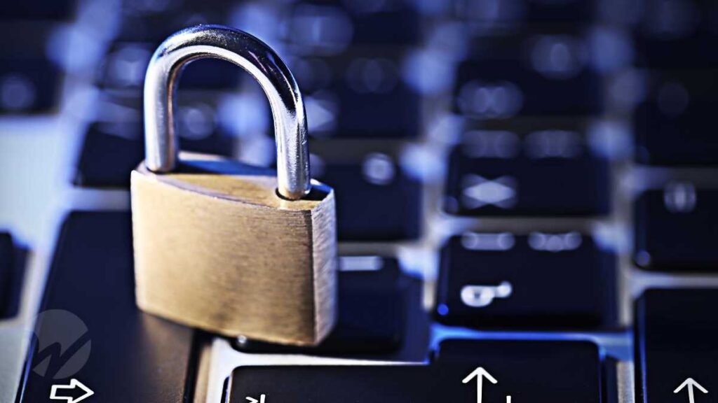 lock on top of keyboard